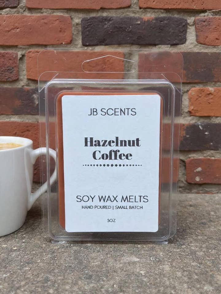 Hazelnut Coffee Wax Melts for wholesale by Just Bummin
