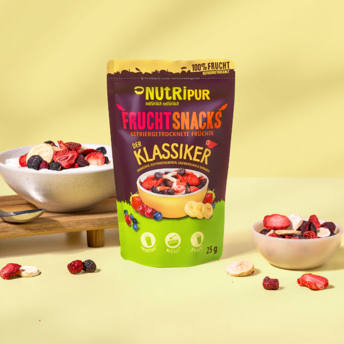 NutriPur - Wholesale Dried/Dehydrated Fruit - Freeze-dried fruits The classic, 25g2