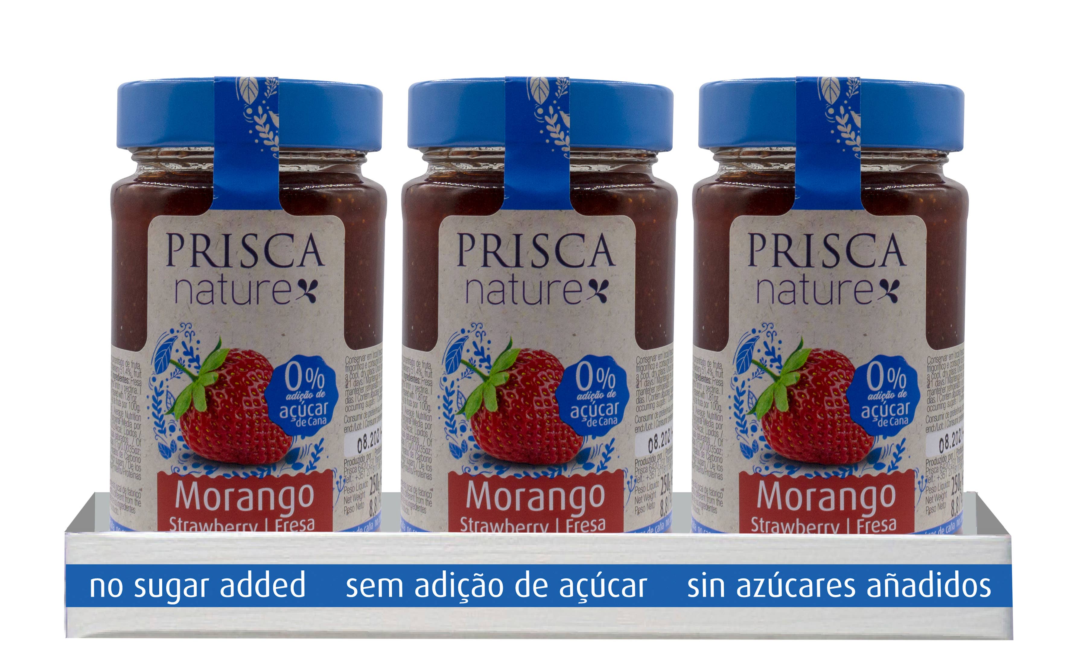 Casa da Prisca – wholesale Sylt/gelé – Jordgubbs­sötning utan tillsatt socker, 3-pack0