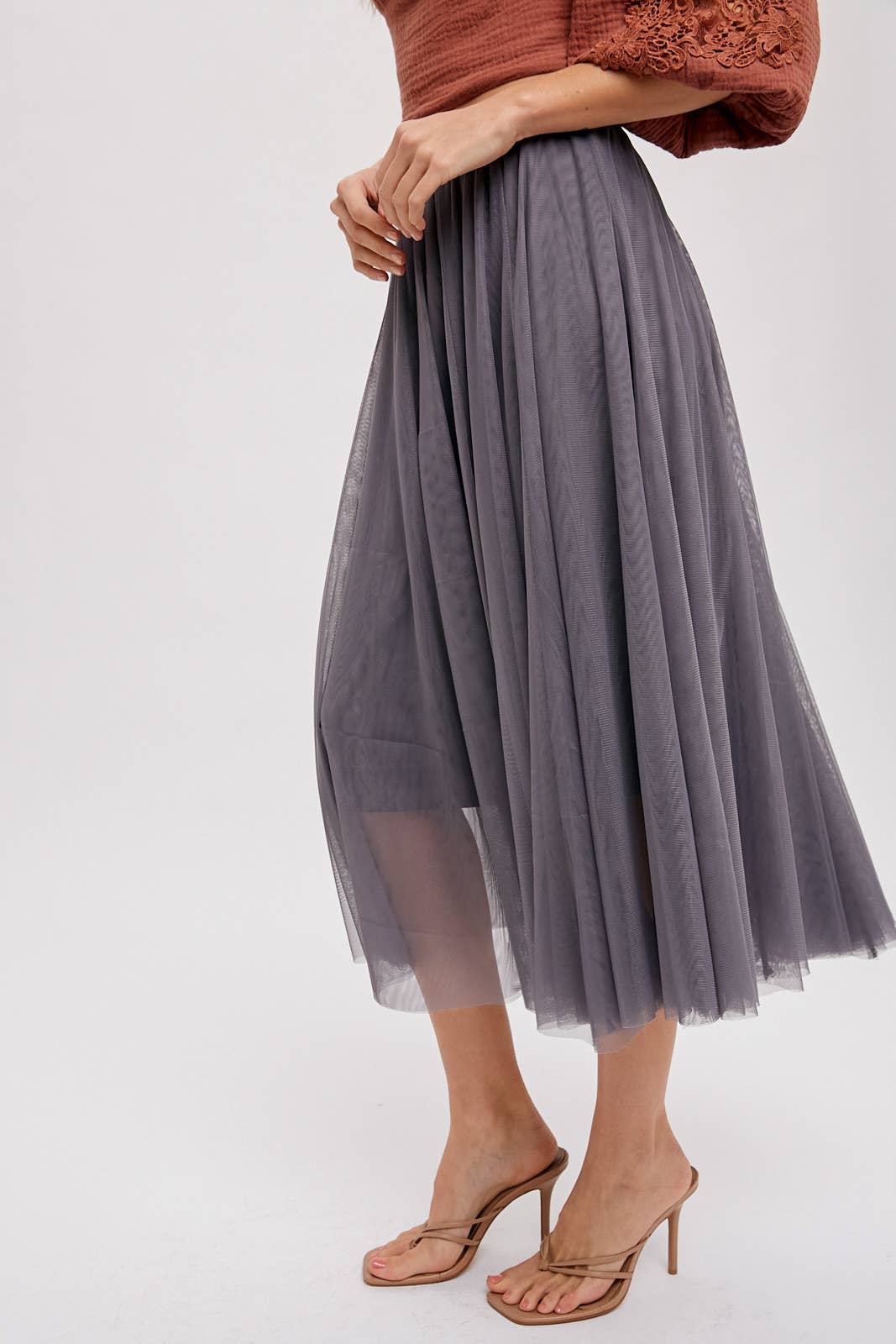 Bluivy - Wholesale Skirt - Women's - TULLE MIDI SKIRT27