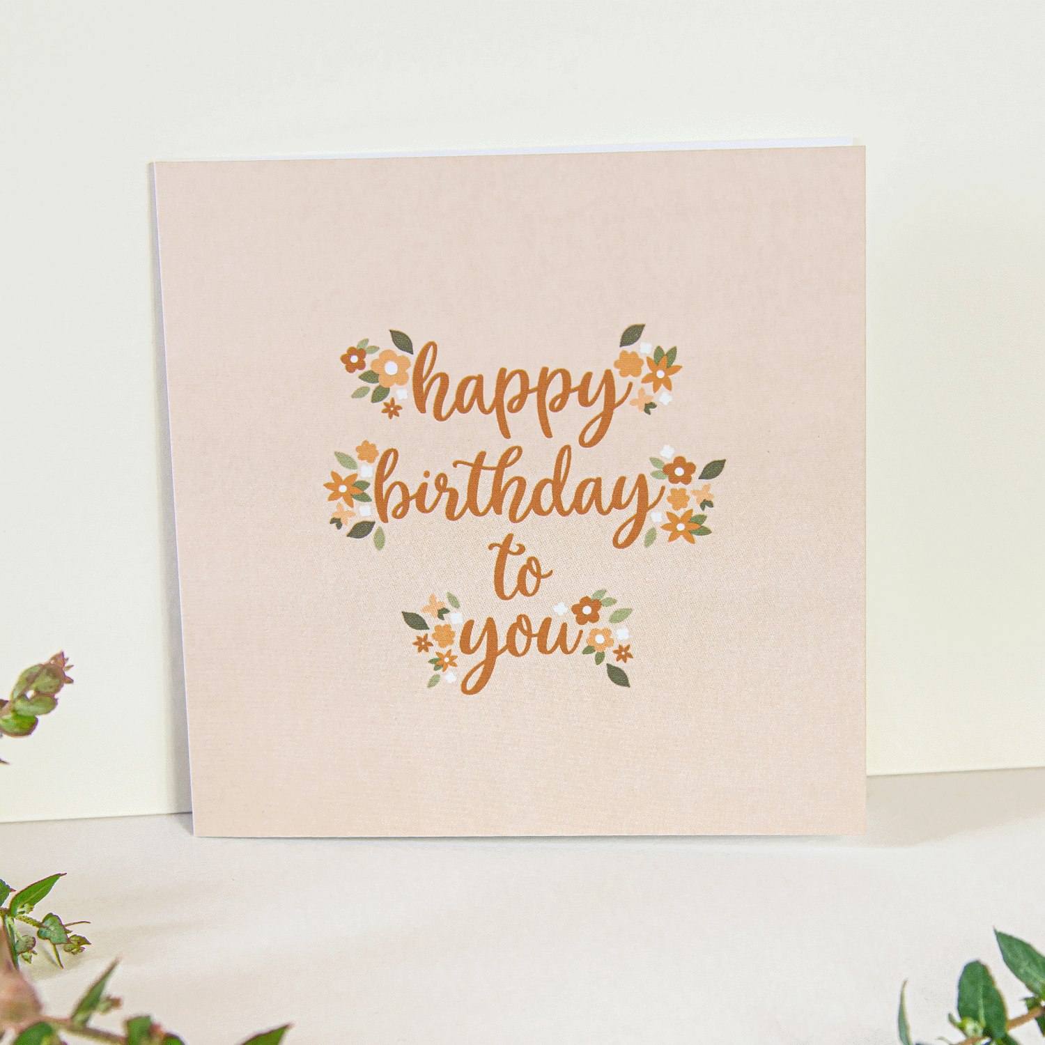 Flora and Mae Creative - Wholesale Birthday Card - Happy Birthday To You Greeting Card2