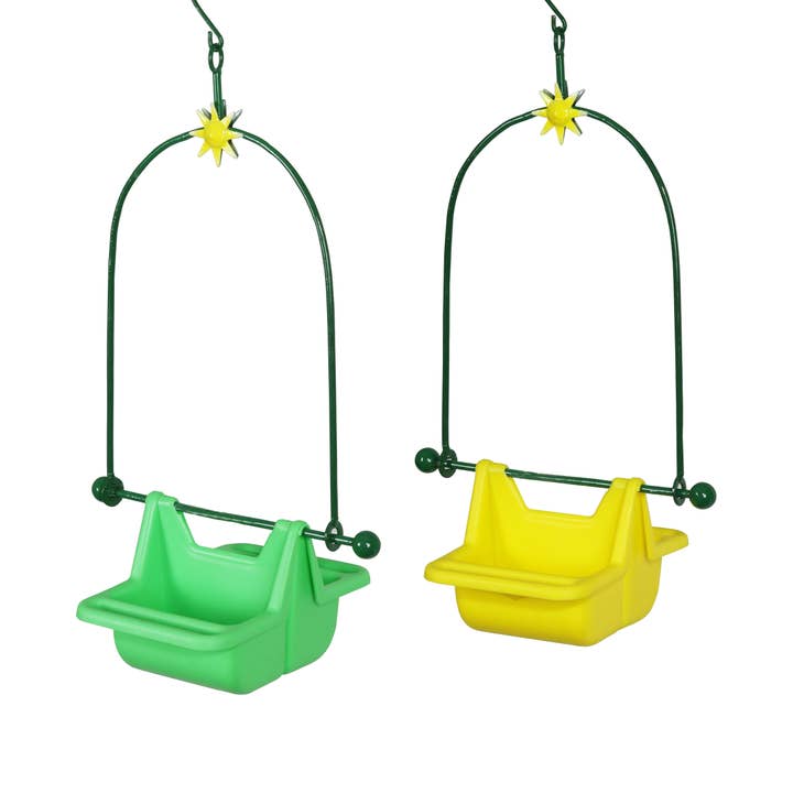 Exhart - Wholesale Bird Feeder - Hanging Green and Yellow Bird Feeders