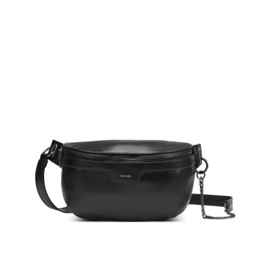 Brooklyn Crossbody - Recycled Vegan Belt Bag - Black for wholesale by Pixie Mood