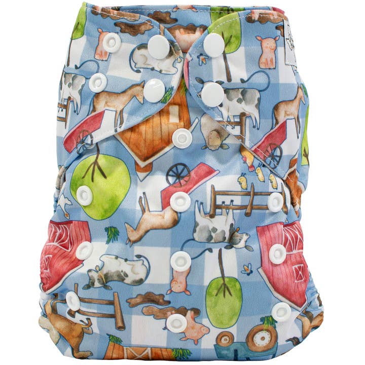 Texas Tushies LLC - Wholesale Diaper (Cloth) - Baby - Slim Fit AIO Cloth Diaper