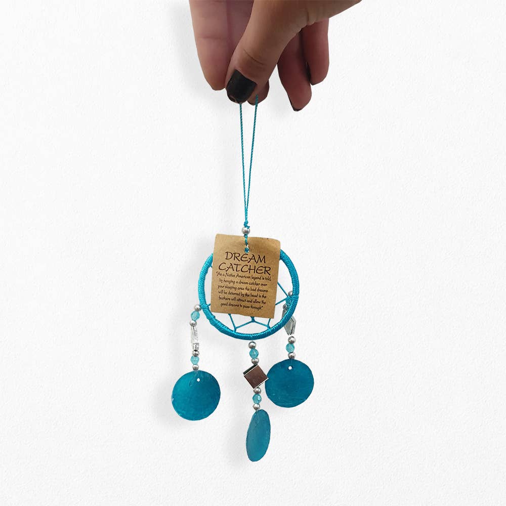 VIE - Vente Attrape-rêve - Attrape-rêves Capiz, anneau de 6 cm7