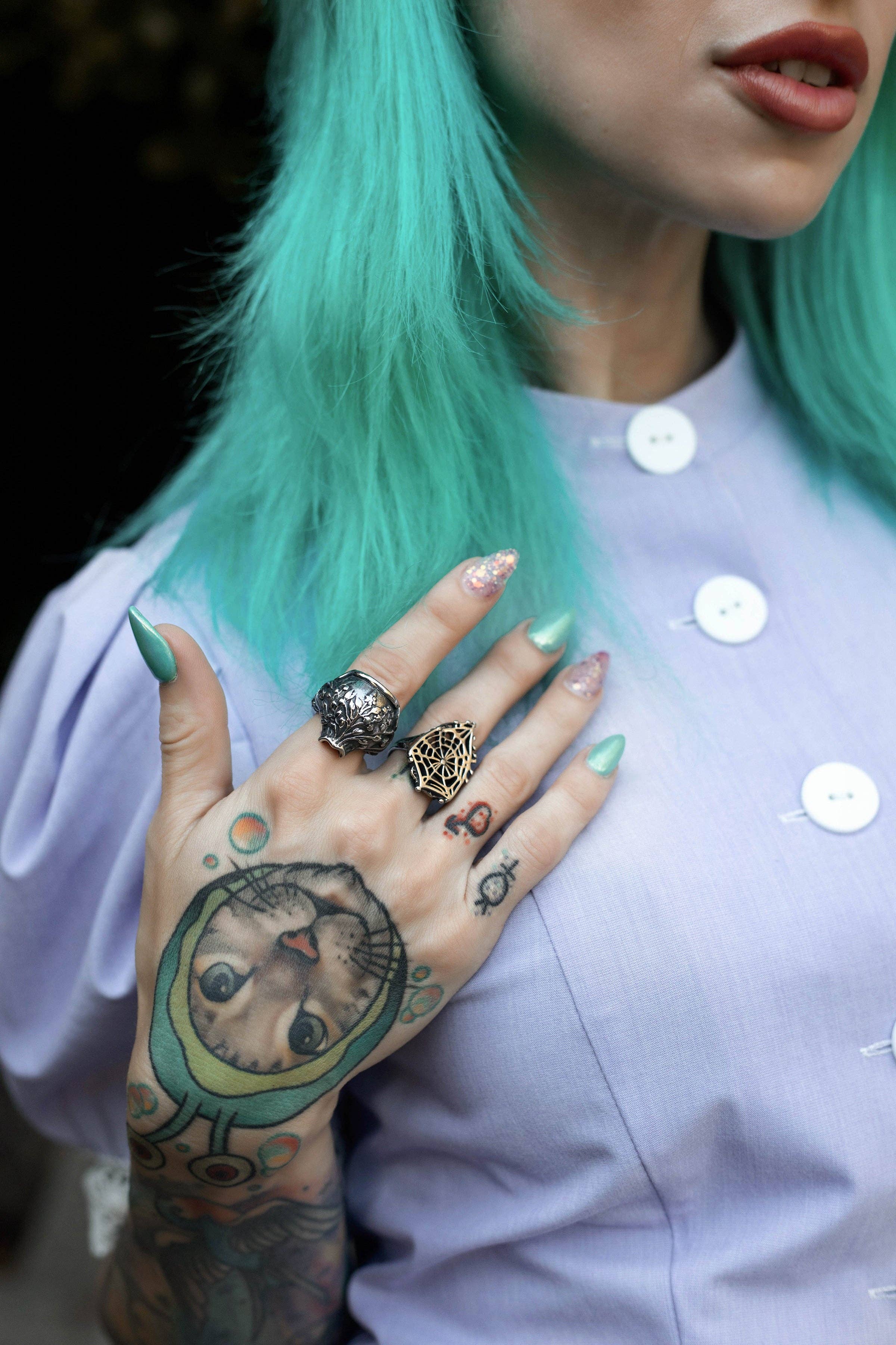 Lively Ghosts - Wholesale Cocktail/Statement Ring - Arachne Ring10