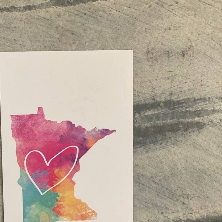 Ímã de aquarela de Minnesota por atacado de Crooked Halo