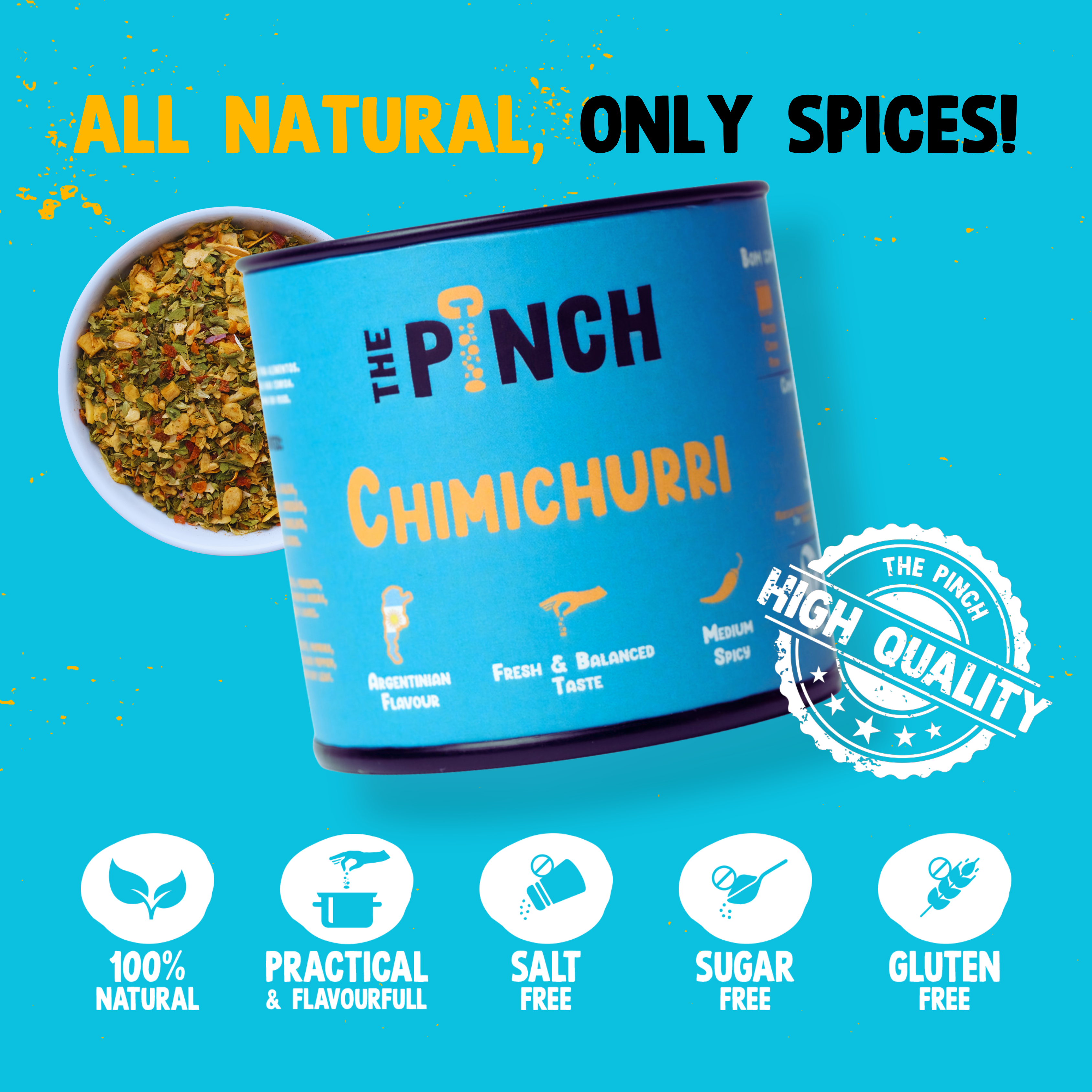 The Pinch - World Spice Blends - Wholesale Dried Spice Mix - Chimichurri - 45g1