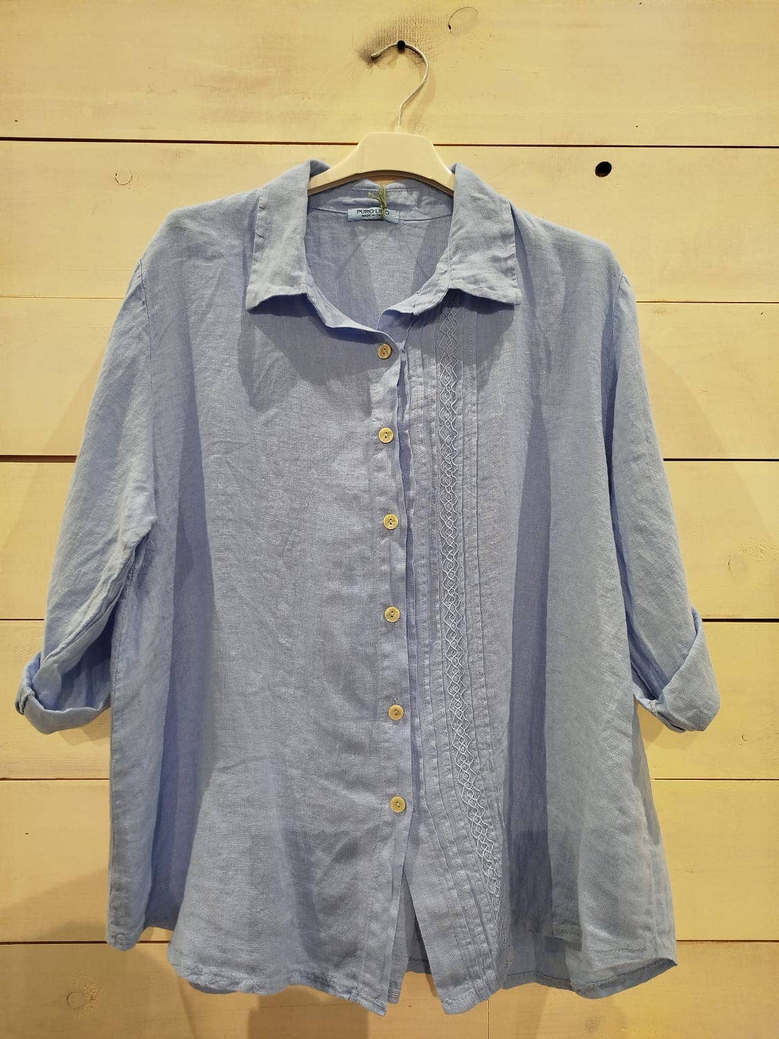 Linos y Textiles - Wholesale Button Down Shirt - Women's - REF:17843 100% Linen Shirt8