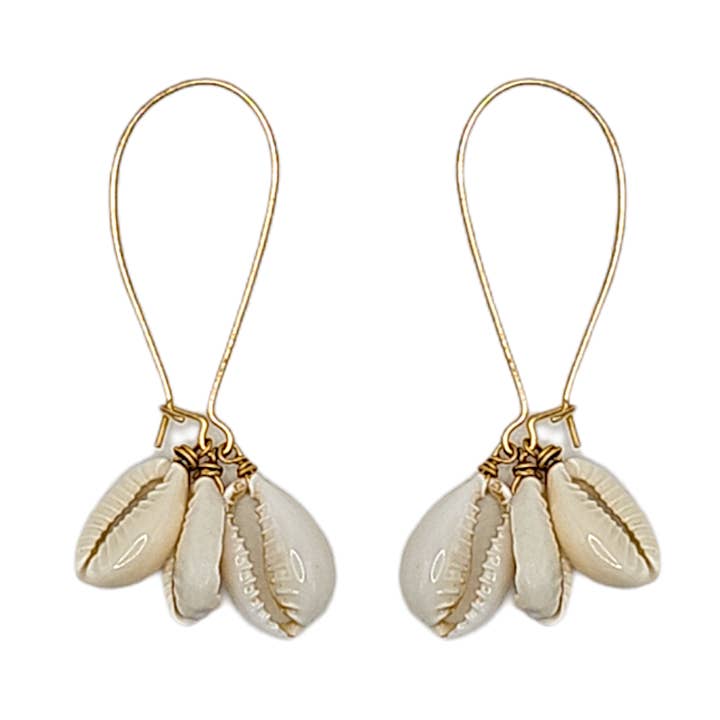 Narratives The Line – Engroshandel Hængeøreringe og creoløreringe – Multi Shell Oval Hook Drop øreringe0