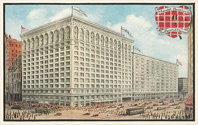 Found Image Press - Wholesale Stationery/Notecard Set - Greeting Card CH-408 Mandel Brothers Building, Chicago, Illi0