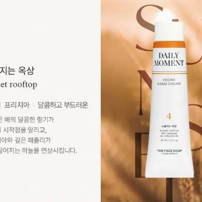 Best Beauty Group - Wholesale Hand Cream/Lotion - THE FACE SHOP Vegan Daily Moment Hand Cream Lotion
