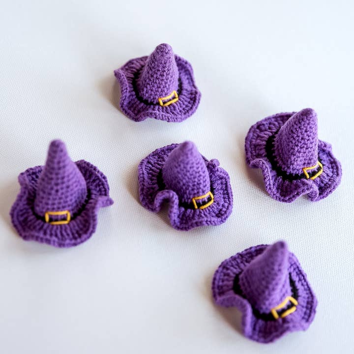 Hemsin Atelier – Clips para cabelo - Criança por atacado – Ganchos de Cabelo com Chapéu de Bruxa de Halloween5