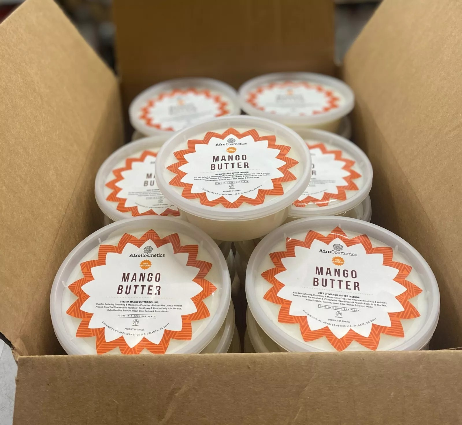 AfroCosmetics & Culture - Wholesale Body Balm/Butter - Mango Butter Tube Buy, Mango Butter Bulk, Unrefined Natural 2