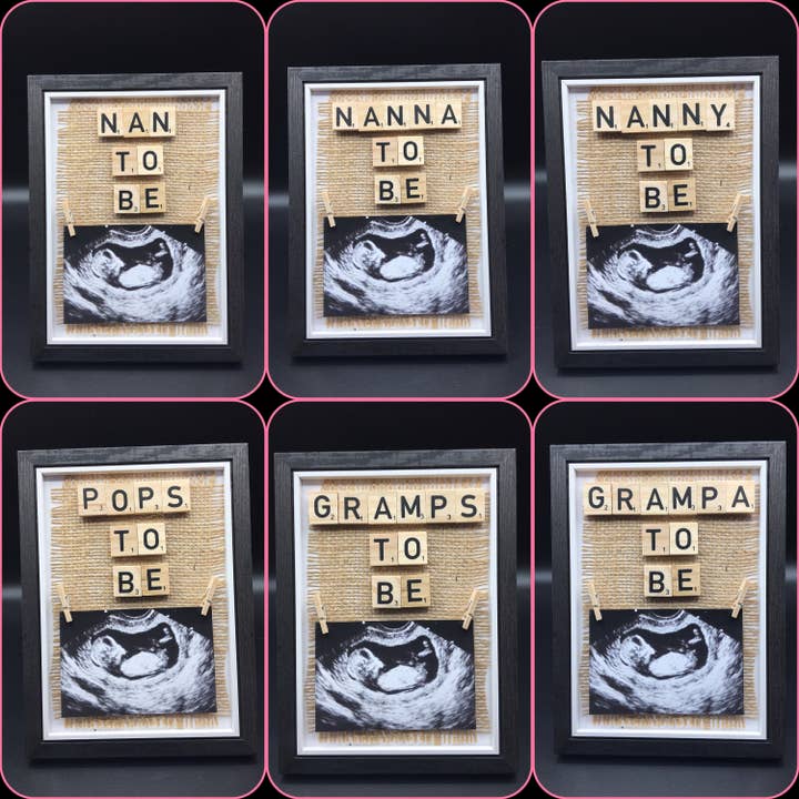 KCK Gifts – Engroshandel Billedramme - Børn og baby – BABY SCAN FOTORAMME2