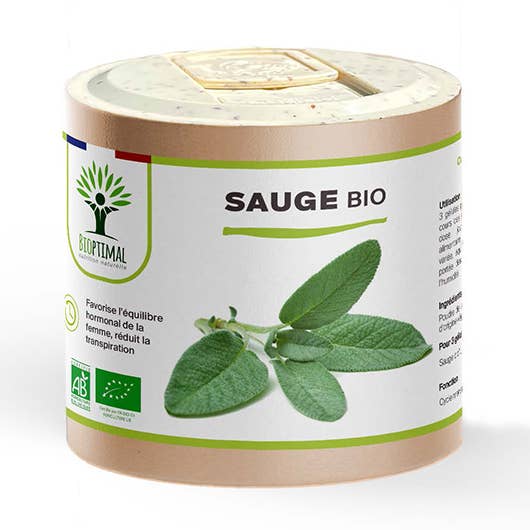 Bioptimal - Wholesale Oral Supplement/Vitamin - Organic sage capsules - Bioptimal
