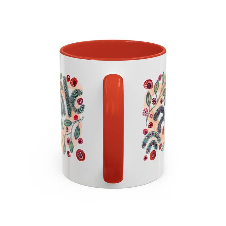 Dina Judaica - Wholesale Coffee Mug - Mug, 11 oz | Ahava (Love) Hebrew Art Design3