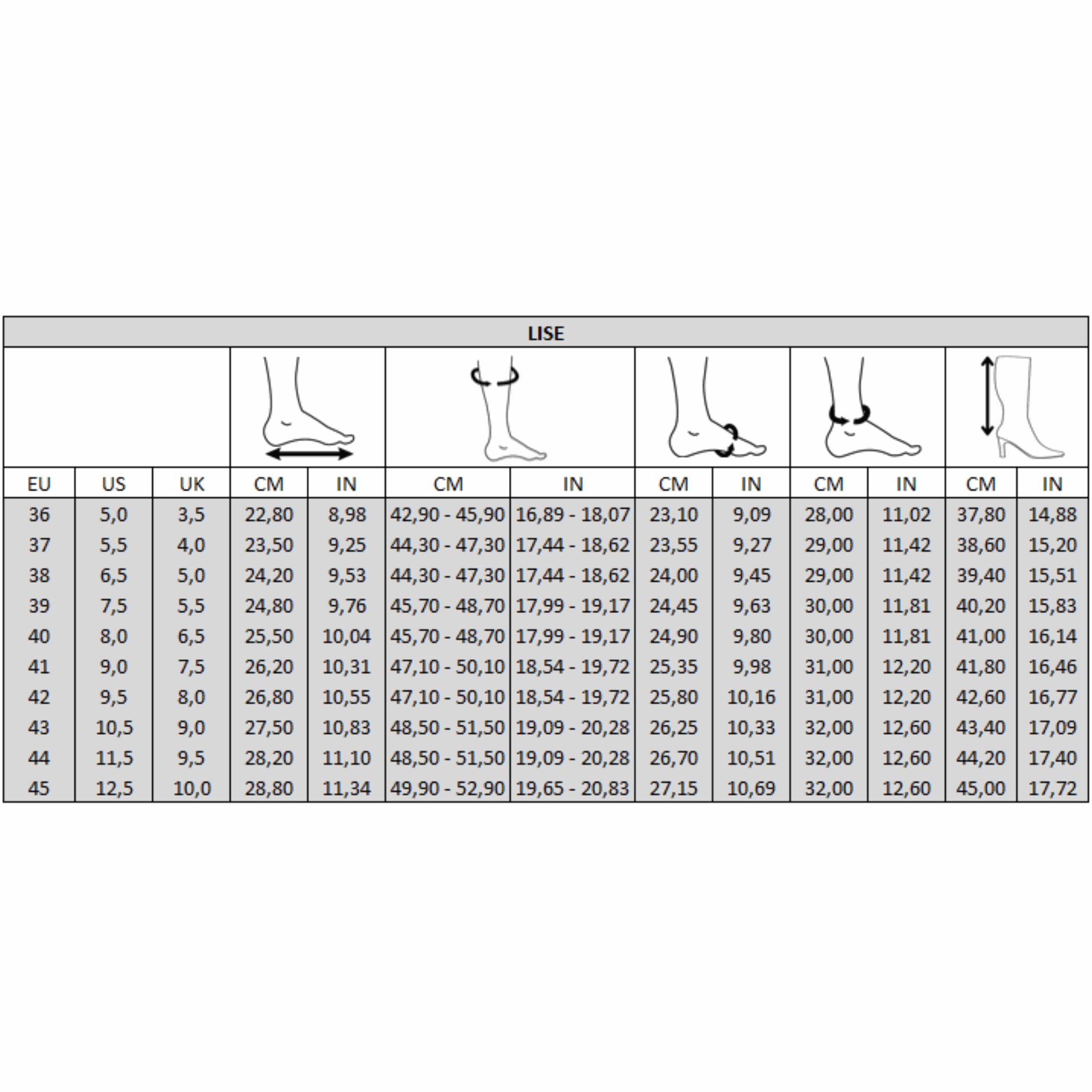 Gabylou - Wholesale Boots - Women's - 3XL Boots for Wide Calves - Model Lise8