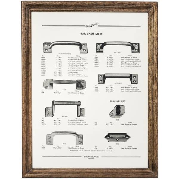 WOODEN NATURAL FRAME - WIDE SMALL for wholesale by Puebco