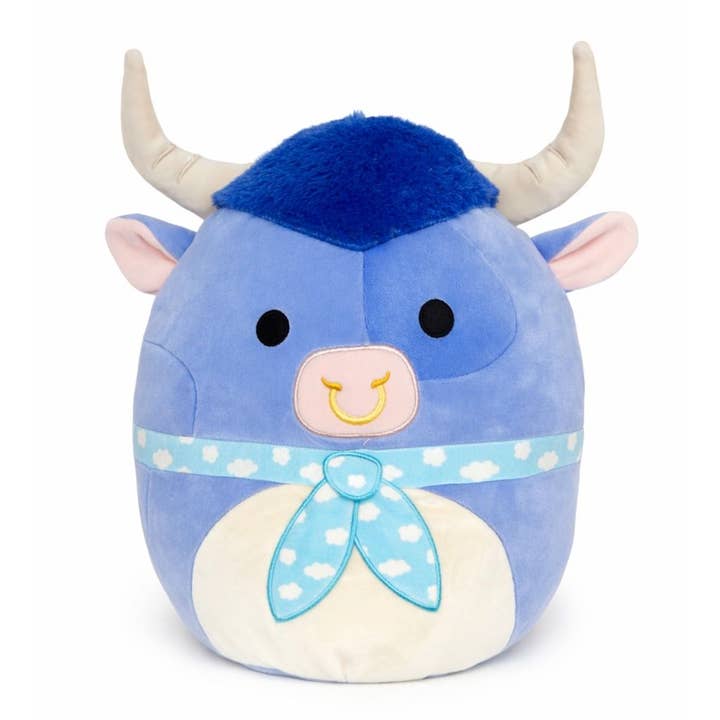 Squishmallow Easter Plush Stuffed Toy 12" Bermayeh Bull for wholesale by Authentic Street Signs