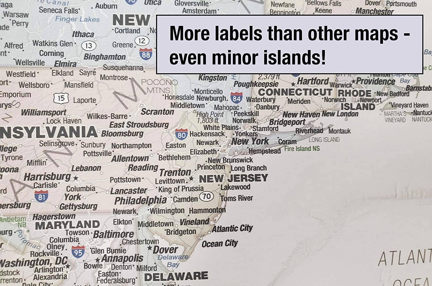 Map Shop - Wholesale Map - United States Odyssey Wall Map  - Laminated5