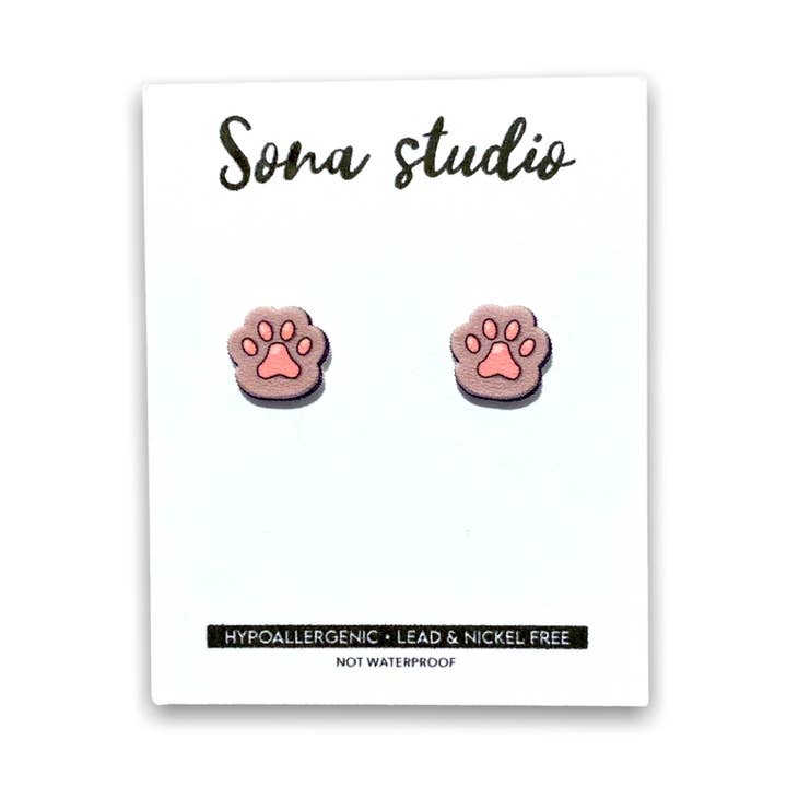 Toe Bean Earrings for wholesale by Sona Studio