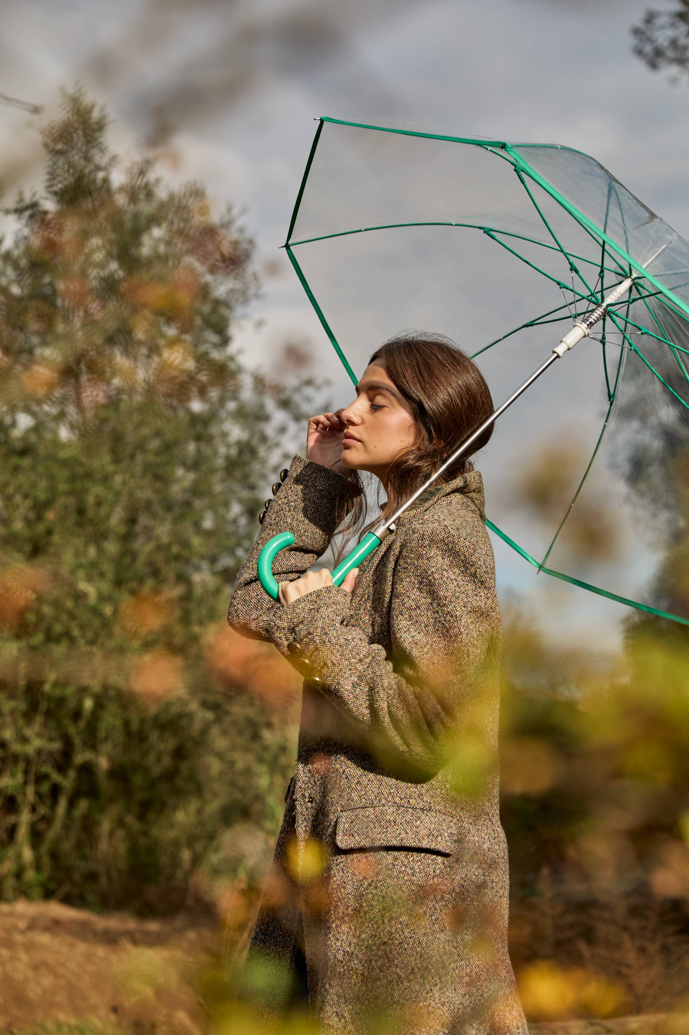 Mkr International - Wholesale Umbrella - Unisex - Large Automatic Transparent Weather Umbrella | Windproof1