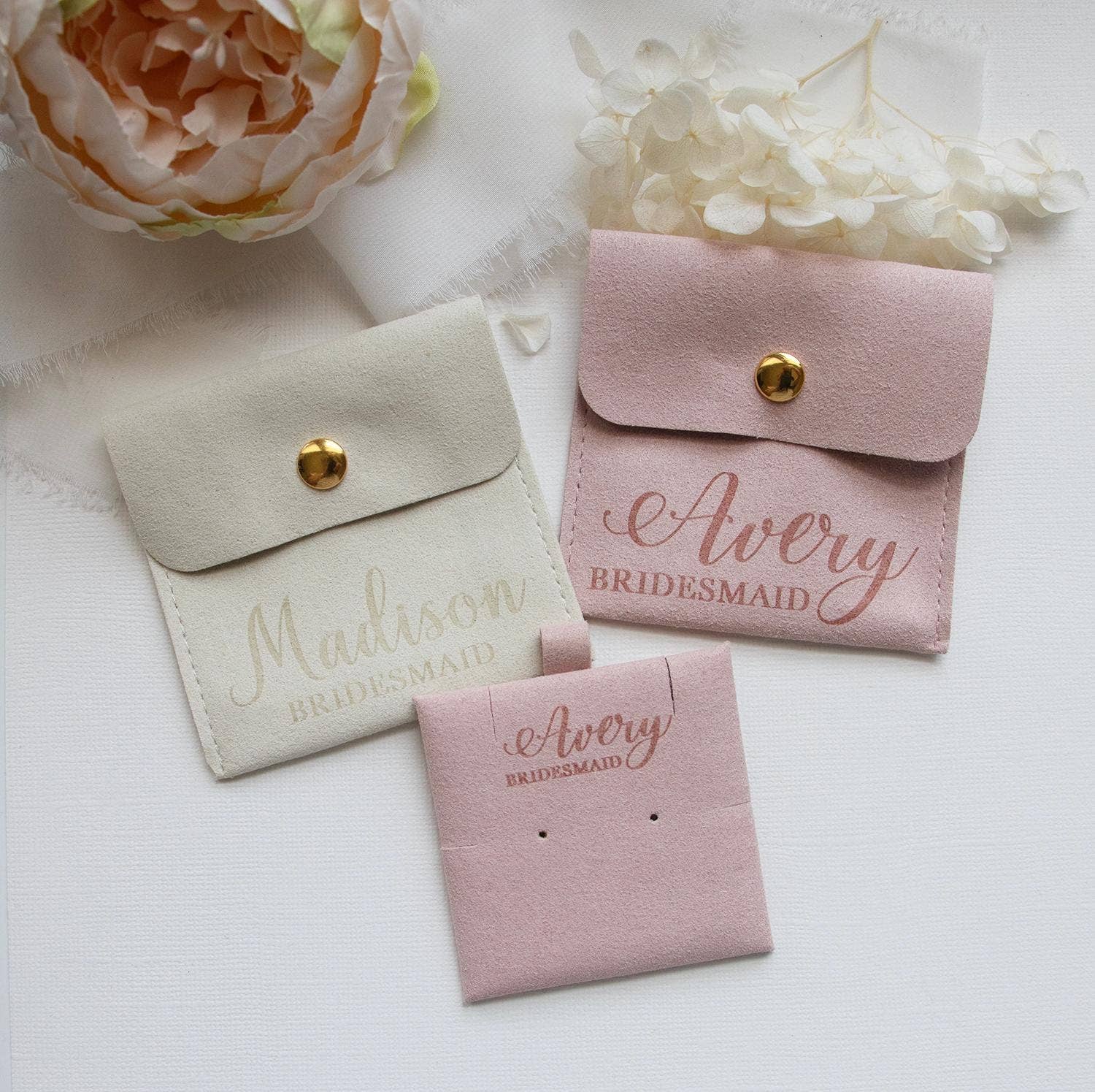 allureweddingjewelry - Wholesale Pouch - Women's - Custom Personalized Jewelry Card Insert and Pouch5