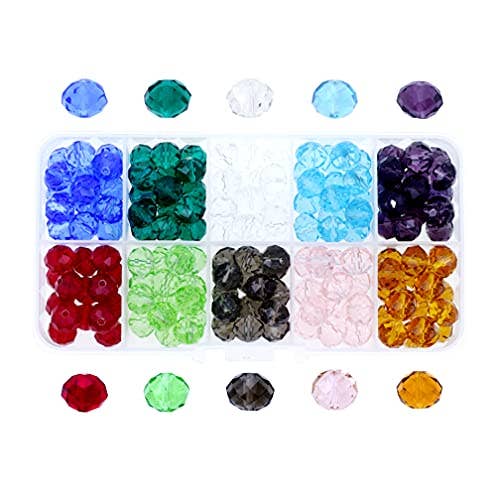Mandala Crafts - Wholesale Beads - Faceted Bicone Crystal Glass Beads for Jewelry Making17