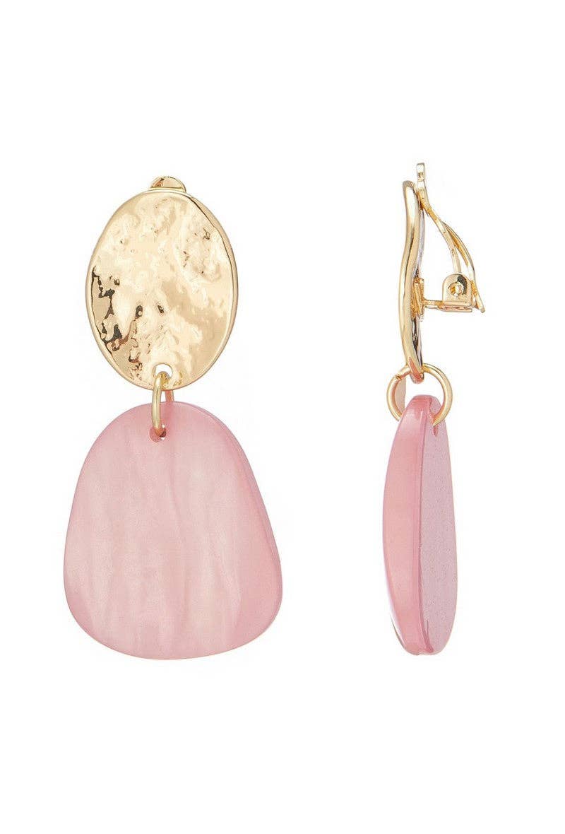 BELLE MISS - Wholesale Clip-On Earrings - Nejla clip-on earrings in stainless steel0