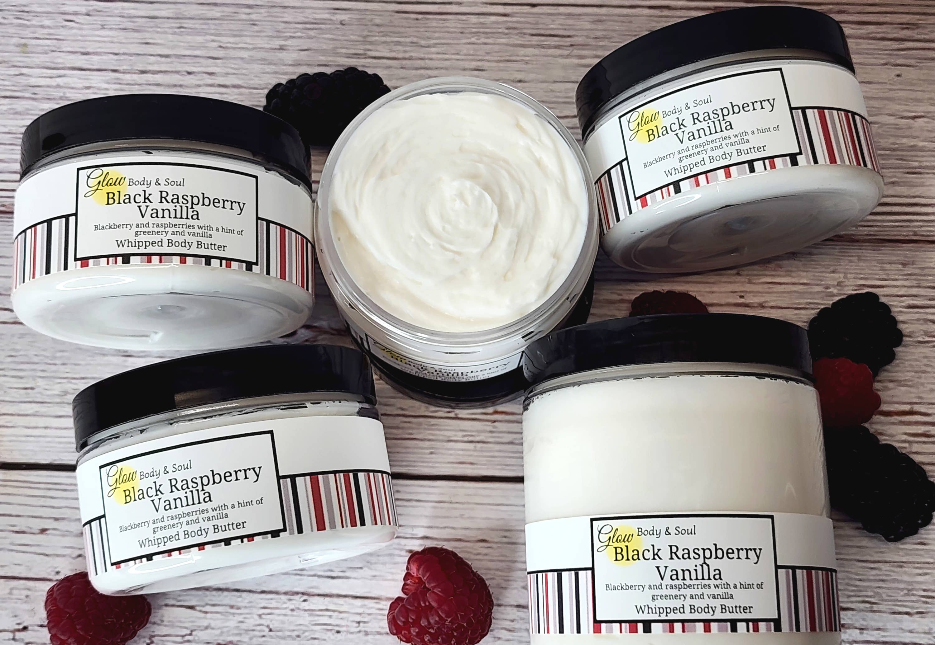 Glow Body and Soul - Wholesale Body Balm/Butter - Black Raspberry Vanilla Body Butter Paraben Free Body Butter3