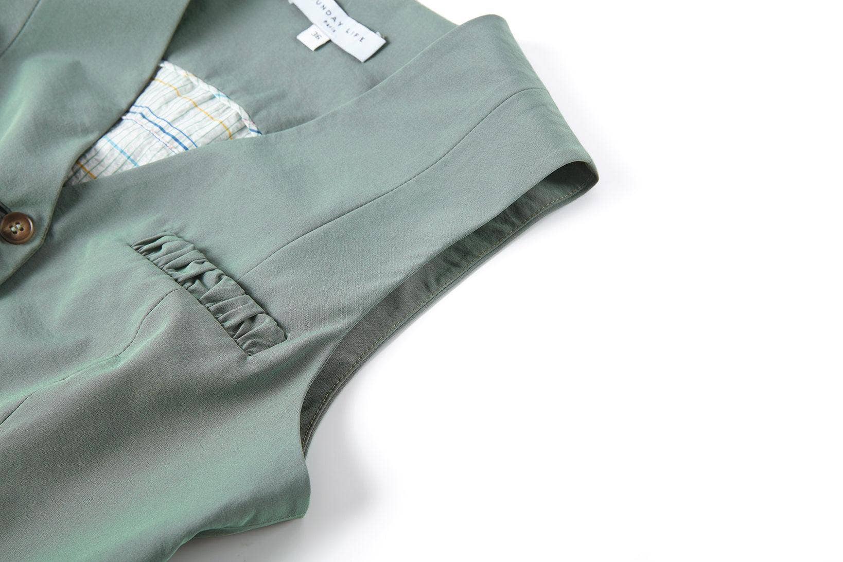 SUNDAY LIFE - Wholesale Suit Vest - Women's - Top Tulip4