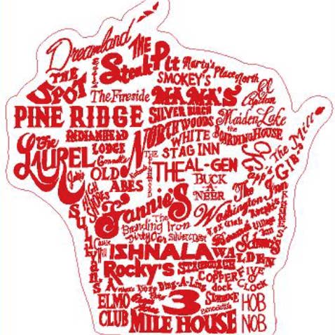 Flags Over Wisconsin - Wholesale Sticker - Wisco Sticker Fun Pak 906