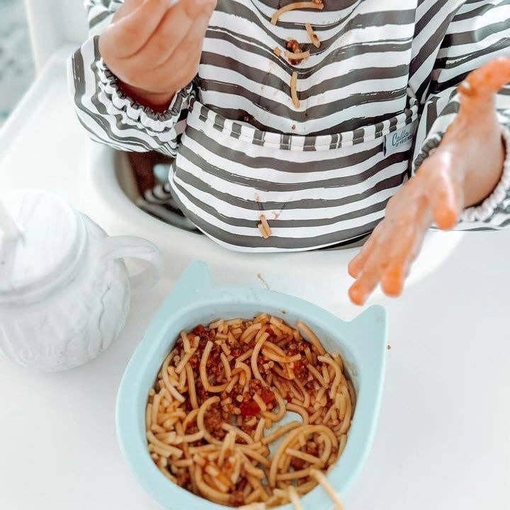 Calla & Friends – Großhandel Lätzchen – Baby – The Grayson Langarm-Lätzchen mit Pinselstreifen9