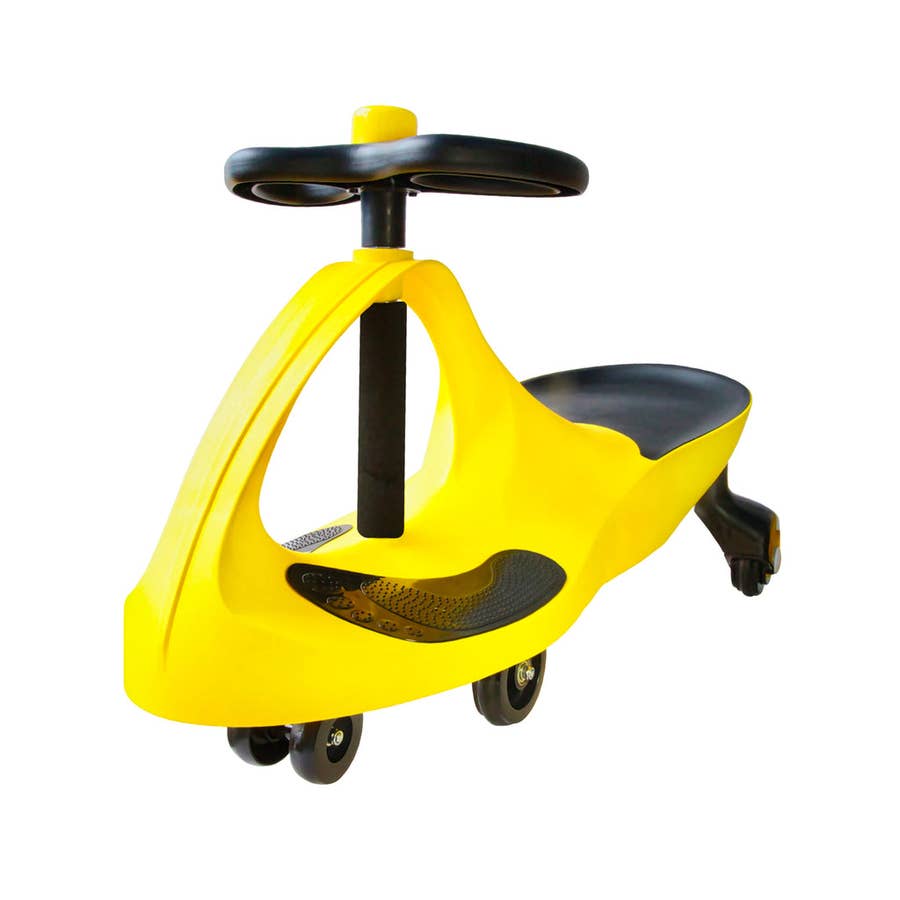 ksmtoys Ginetta Ride-On Scooter Foot to Floor in Yellow by