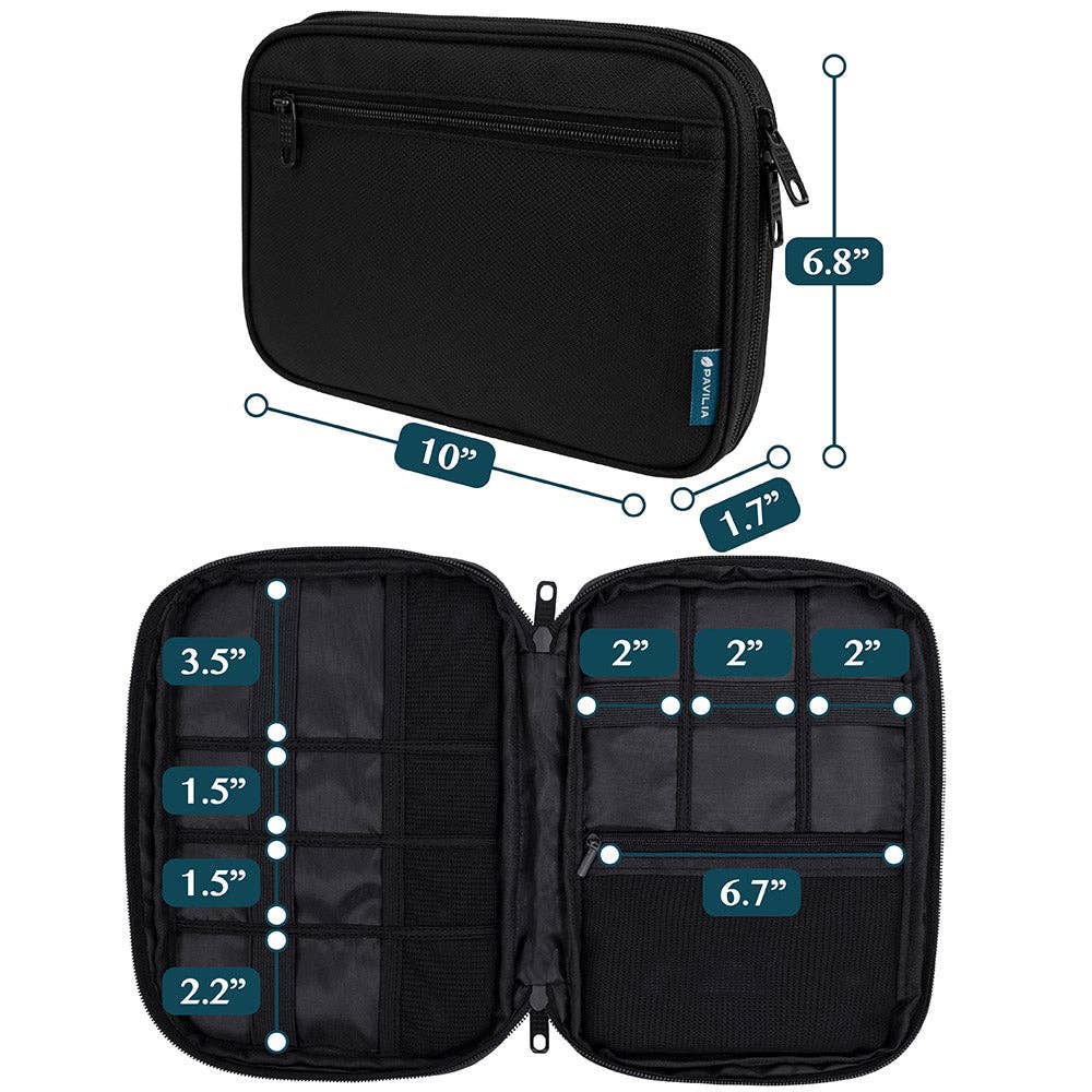 Pavilia - Wholesale Pouch - Unisex - Electronic Tech Organizer Bag9
