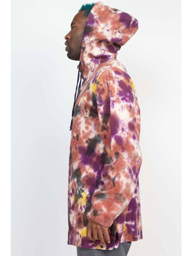 Lakhays Collection Inc. - Vendita all'ingrosso Felpa con cappuccio - Uomo - Felpa con cappuccio Tie-Dye Baja con bottoni6