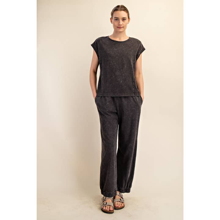 Rae Mode - Wholesale Athletic Pants - Women's - MINERAL WASHED COTTON LOUNGE PANT19