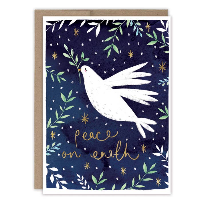 Biely & Shoaf - Wholesale Christmas Card - Dove Peace On Earth Holiday Card