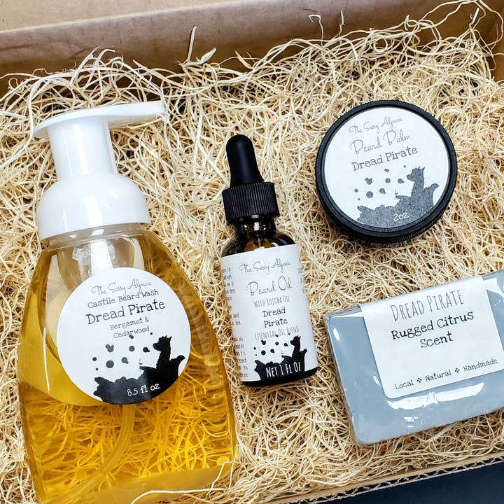 Set de Cuidado para Barba para venta al por mayor de The Sassy Alpaca