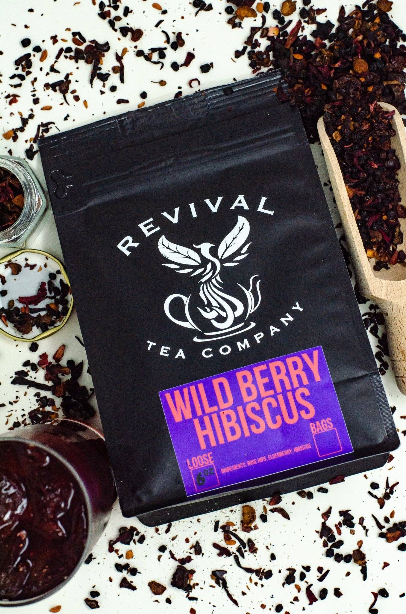 Revival Tea Company – wholesale Loose tea – Wild Berry Hibiscus3