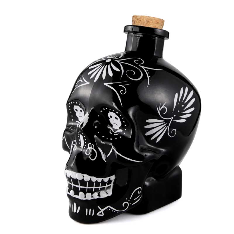 Nordic Bar Group - Wholesale Decanter - Tiki Skull Decanter Black 70 cl0