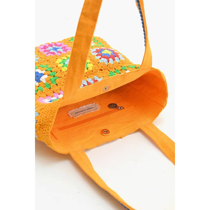 America & Beyond - Wholesale Tote Bag - Women's - Sunrise Handmade Crochet Bags - Sustainable Fashion