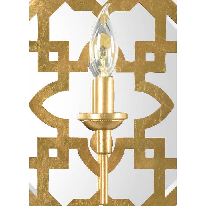 LOOMLAN - Wholesale Sconce - Agadir Medallion Iron Made Wall Sconce