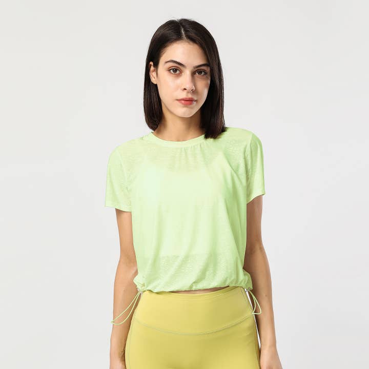 Sodalemon - Wholesale Sporttop - Dames - Verstelbaar sneldrogend T-shirt met ronde hals