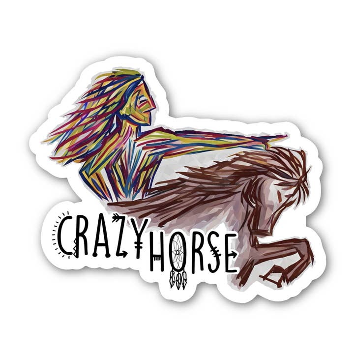 Crazy Horse - Pegatina para venta al por mayor de Kevin & Kaia