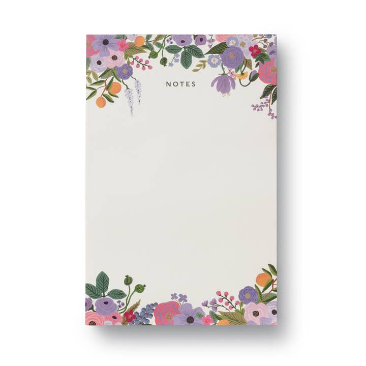 Garden Party Violet Notepad for wholesale by Rifle Paper Co.