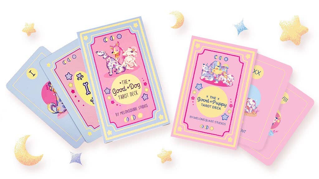 Melonsquare Studios - Vente Cartes de tarot - Good Dog Tarot Deck | Cartes de tarot | Cartes oracles8
