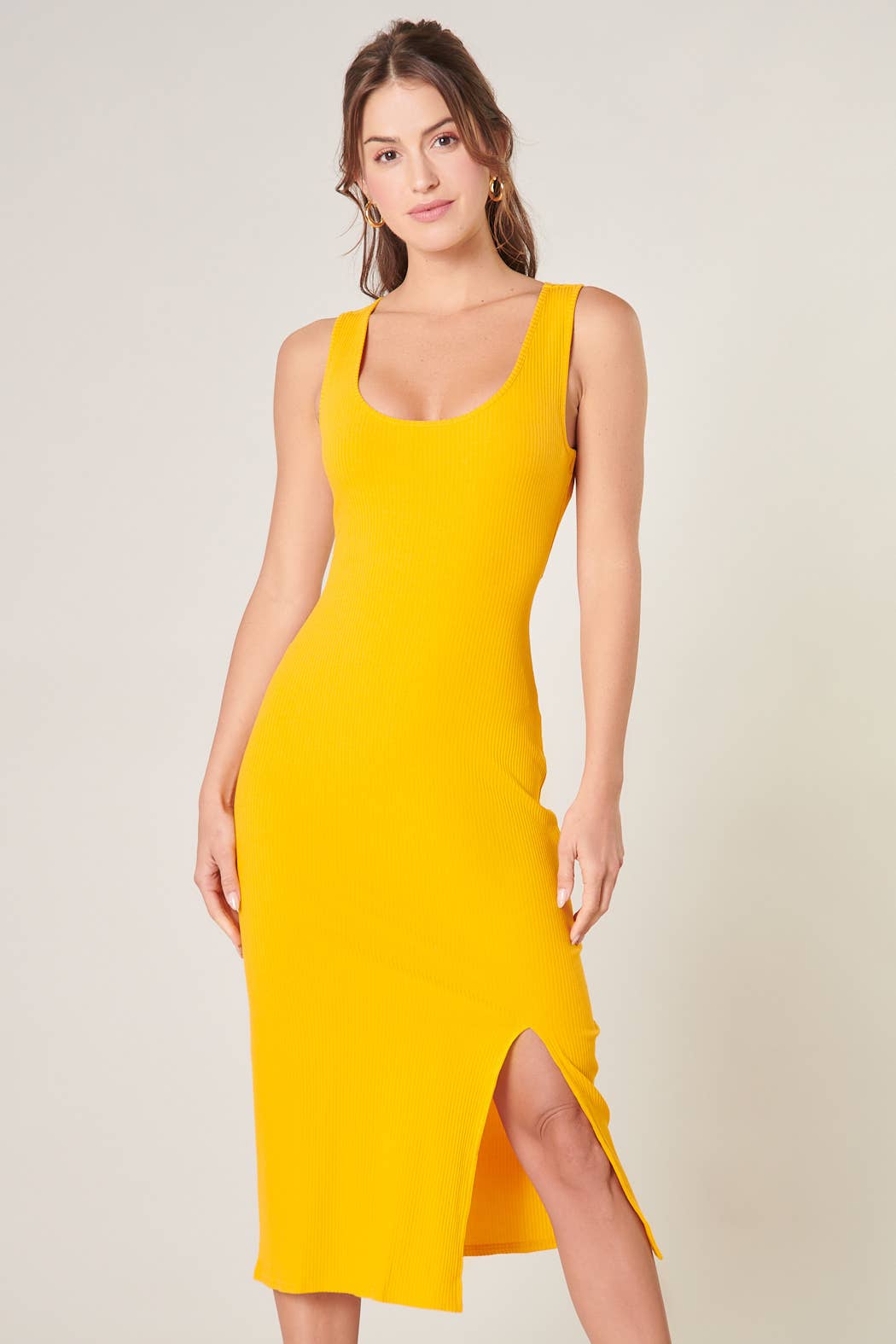 Sugarlips - Vente Robe – femme - Robe moulante nouée au dos en maille côtelée Digby32