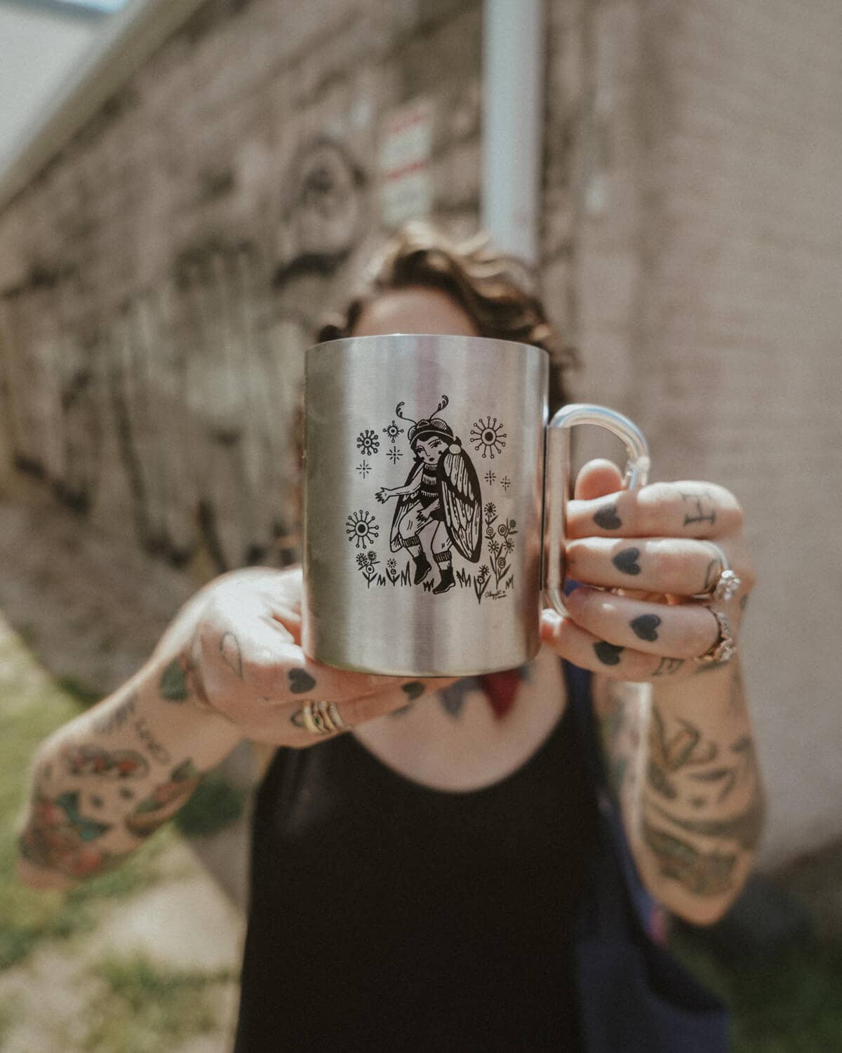 Abigail E. P. – wholesale Coffee mug – Cicada Song Carabiner Mug1